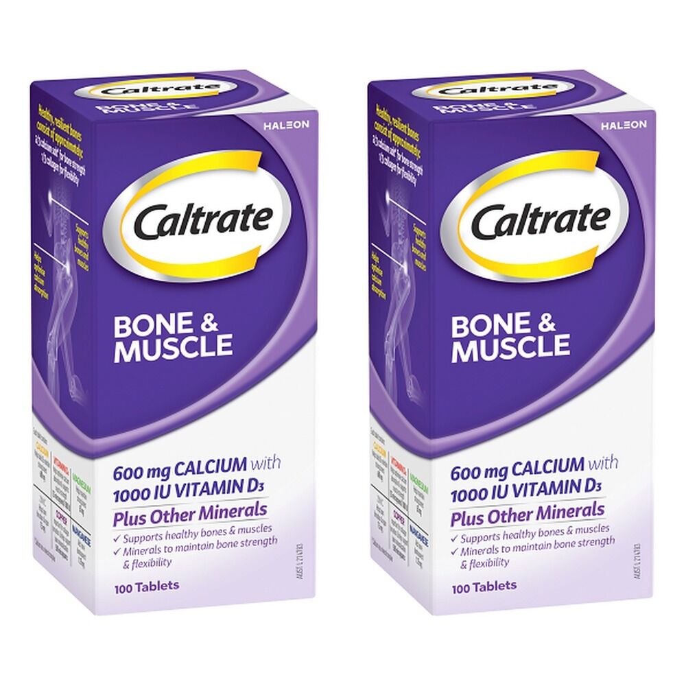 Caltrate Bone & Muscle 100 Tablets Pack of 2