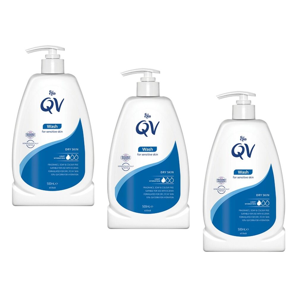 Ego QV Wash 500mL Pack of 3