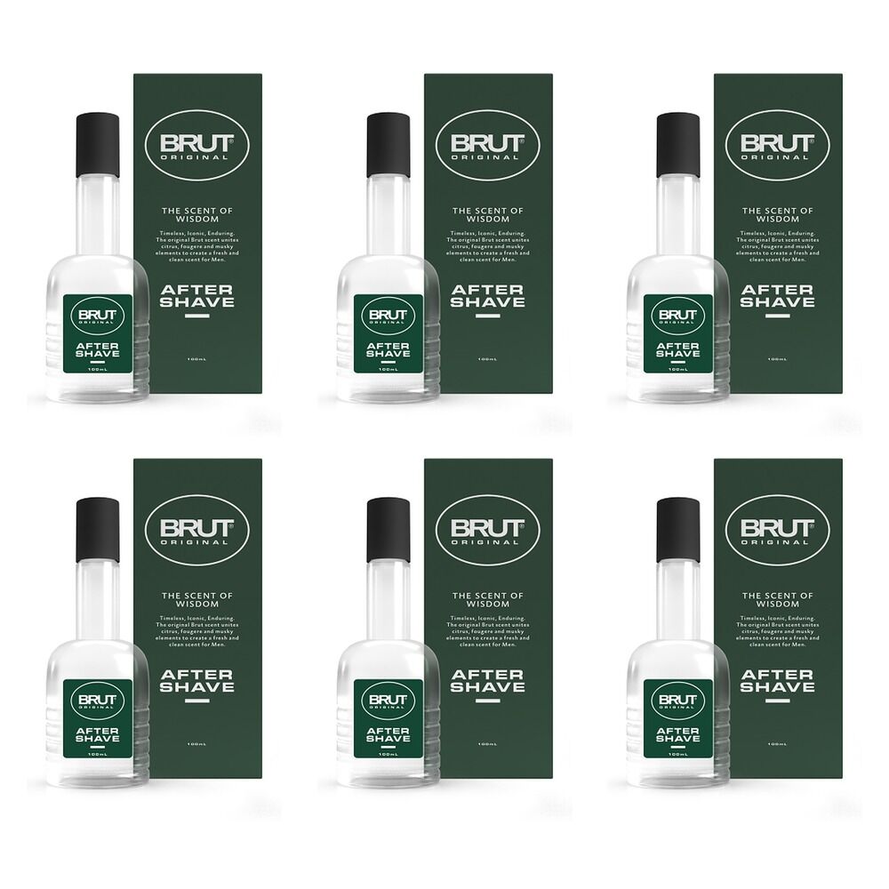 Brut Original After Shave Lotion, 100mL x 6 Bundle of 6