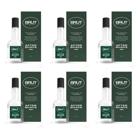Brut Original After Shave Lotion, 100mL x 6 Bundle of 6