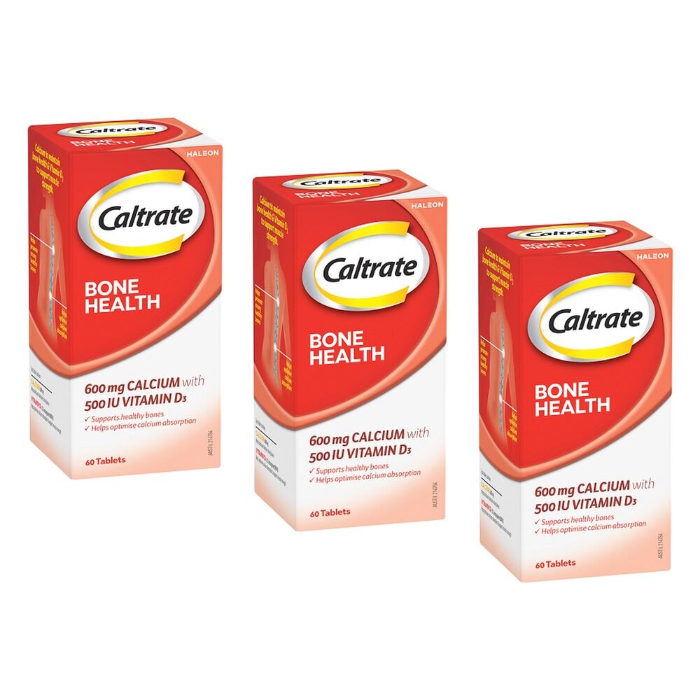 Caltrate Bone Health 60 Tablets Pack of 3