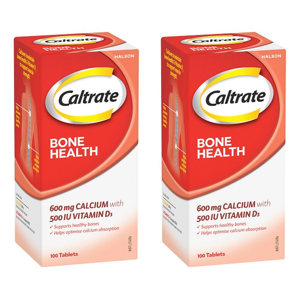 Caltrate Bone Health 100 Tablets Pack of 2