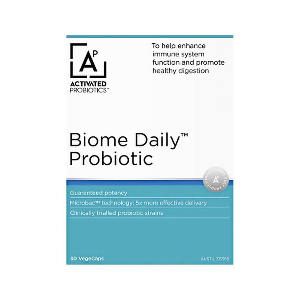 Activated Probiotics Biome Daily Probiotic 30 Capsules