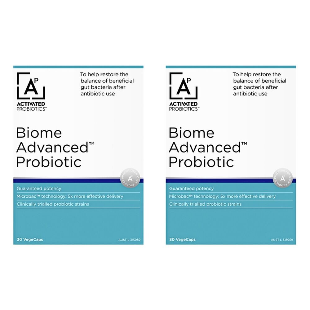 Activated Probiotics Biome Advanced Probiotic 30 Capsules Pack of 2