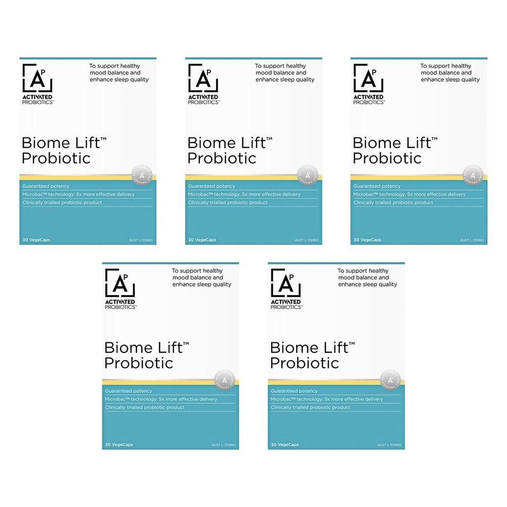Activated Probiotics Biome Lift Probiotic 30 Capsules Pack of 5