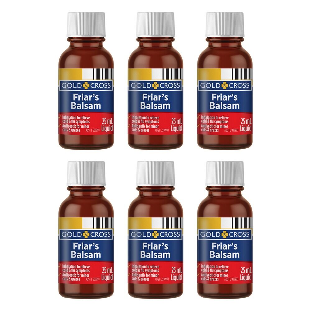 Goldx Friars Balsam 25mL Pack of 6