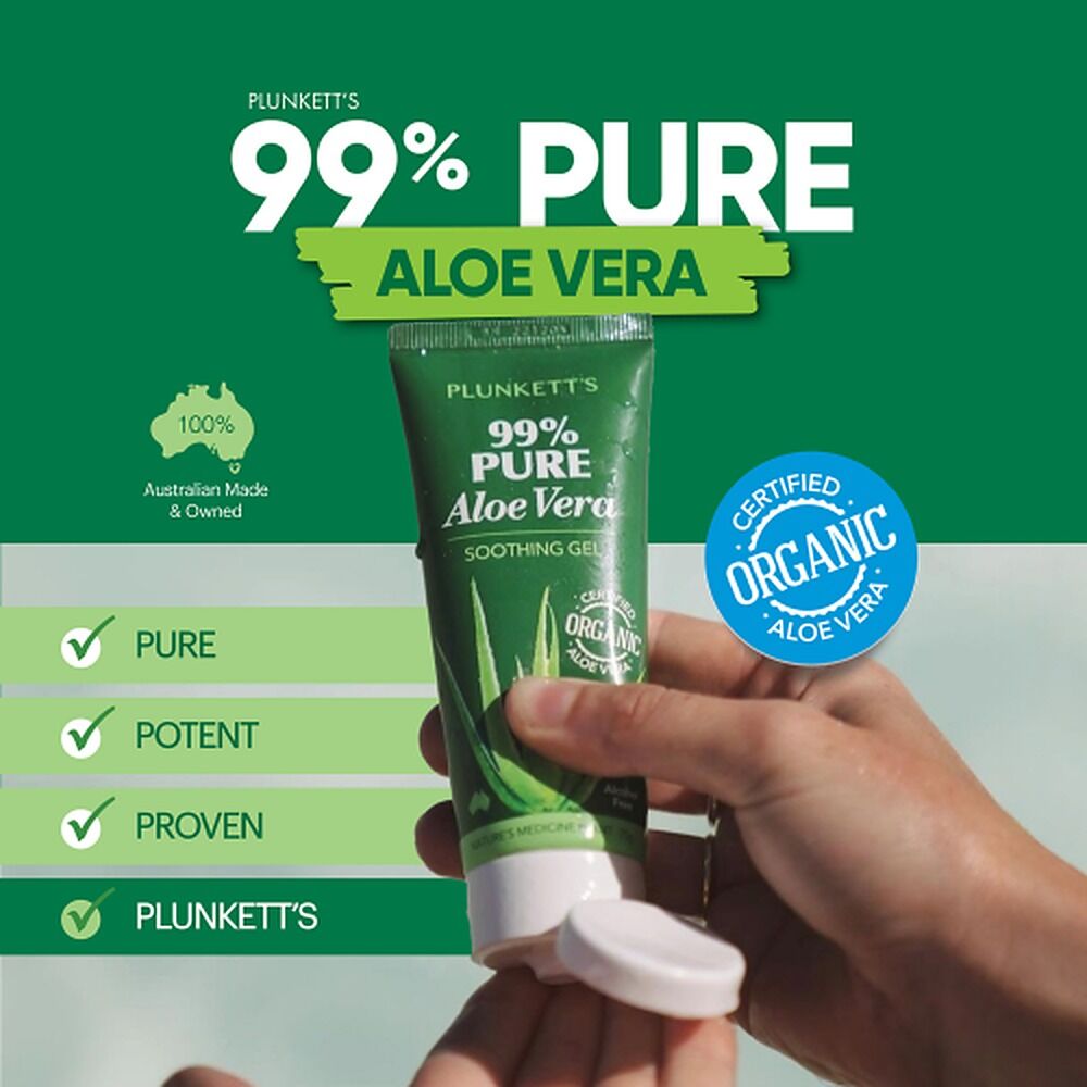 Plunketts 99% Pure Aloe Vera Soothing Gel 240mL