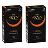 Skyn Condoms Large 10 Pack Bundle of 2