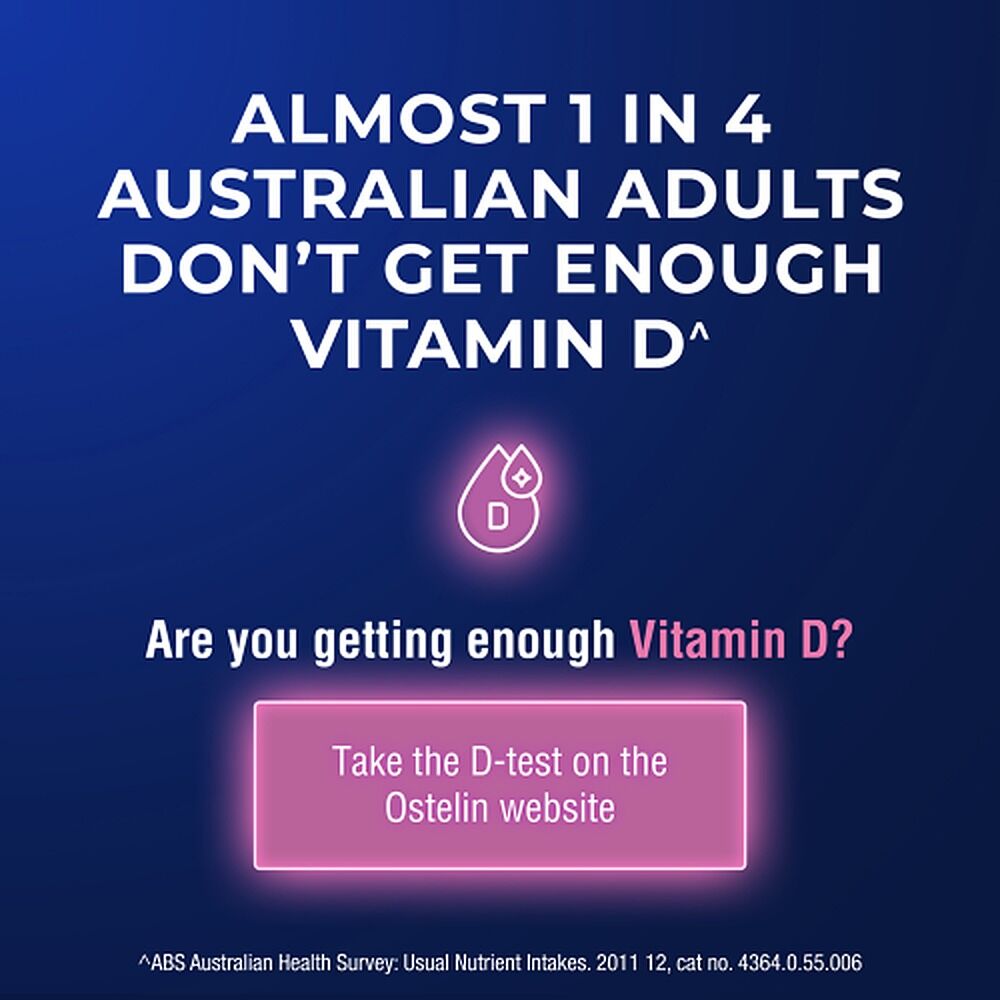 Ostelin Vitamin D3 1000IU 250 Capsules
