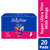 Stayfree Ultra Thin Super Pads with Wings 20 Pack x 6