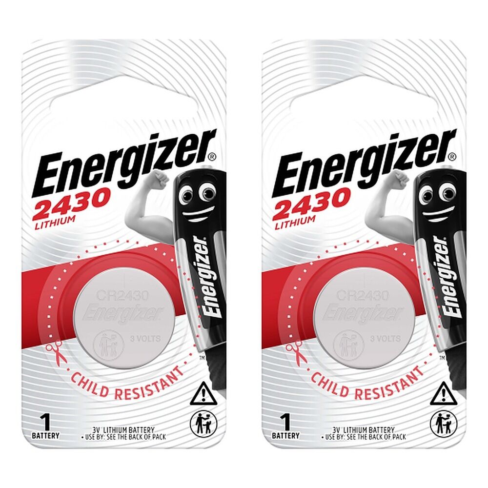 Energizer 2430 Lithium Coin Battery Pack of 2