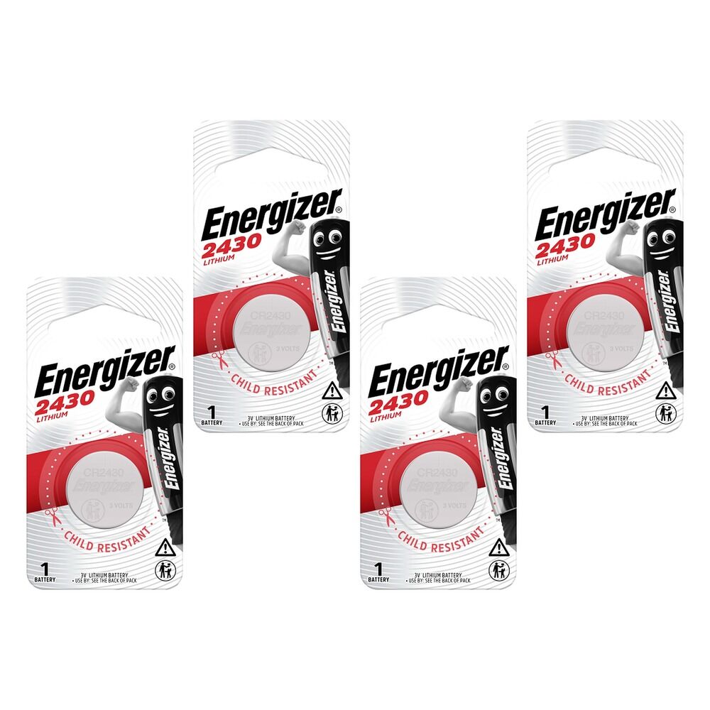 Energizer 2430 Lithium Coin Battery Pack of 4