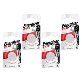 Energizer 2430 Lithium Coin Battery Pack of 4