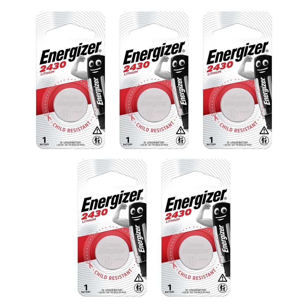 Energizer 2430 Lithium Coin Battery Pack of 5