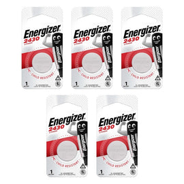 Energizer 2430 Lithium Coin Battery Pack of 5
