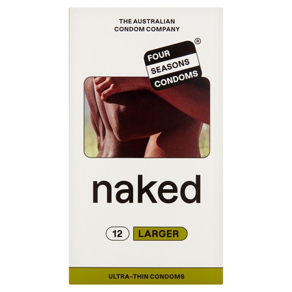 Four Seasons Naked Larger Condoms 12 Pack