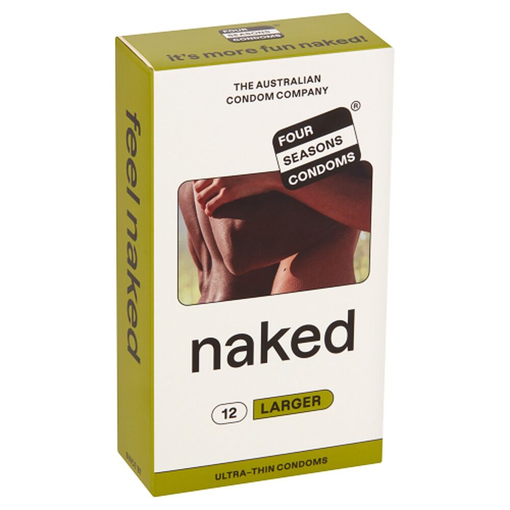 Four Seasons Naked Larger Condoms 12 Pack