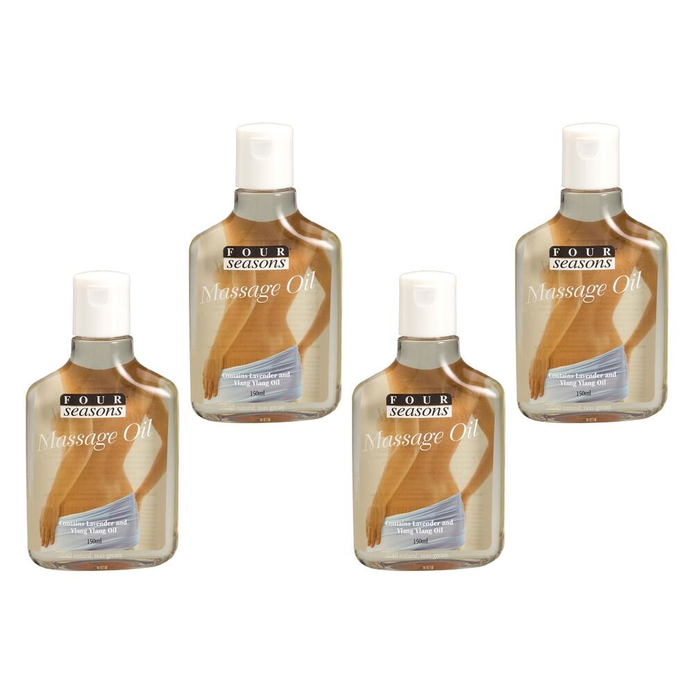 Four Seasons Massage Oil 150mL Pack of 4