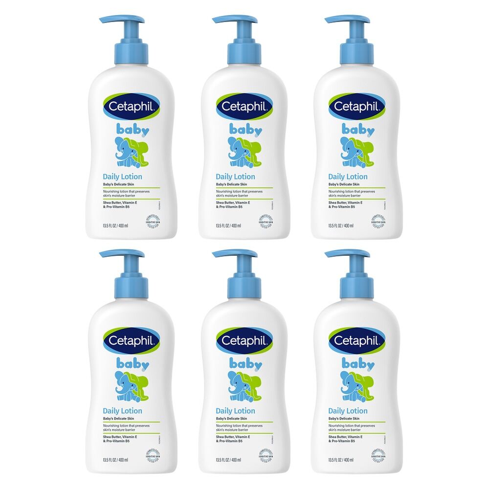 Cetaphil Baby Daily Lotion 400mL Pack of 6