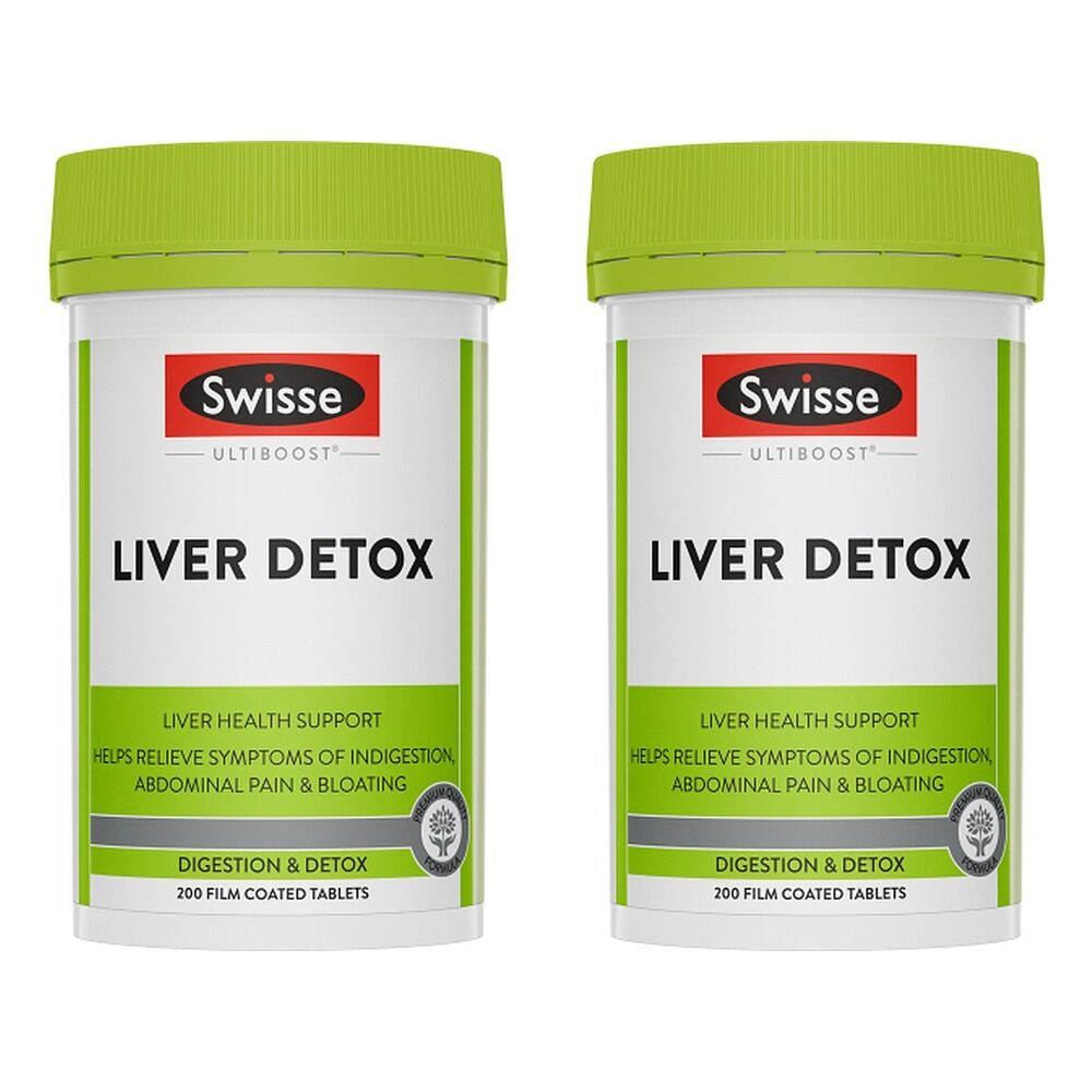 Swisse Ultiboost Liver Detox 200 Tablets Pack of 2