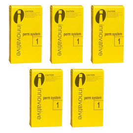Innovative Perm System 1 for Normal & Naturally Dry Hair 125mL Pack of 5