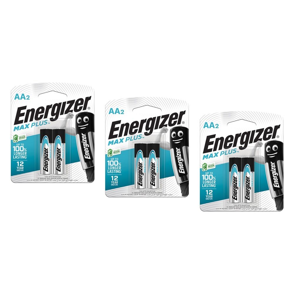Energizer Advanced AA Batteries 2 Pack Bundle of 3