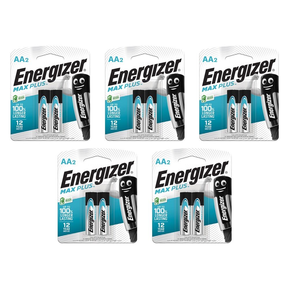 Energizer Advanced AA Batteries 2 Pack Bundle of 5