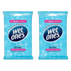 Wet Ones Be Fresh Original Antibacterial Hand & Body Wipes 15 Wipes Pack of 2