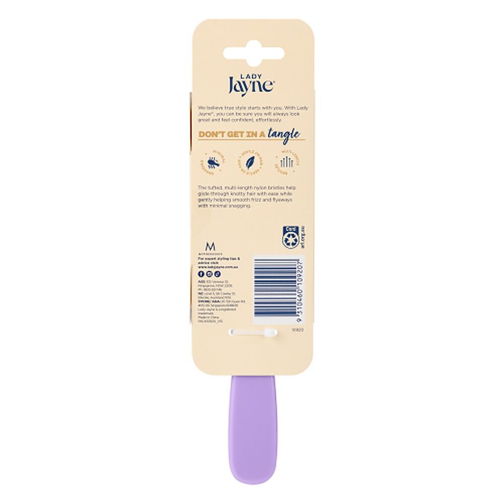 Lady Jayne Smooth and Knotless Detangling Brush Large x 3