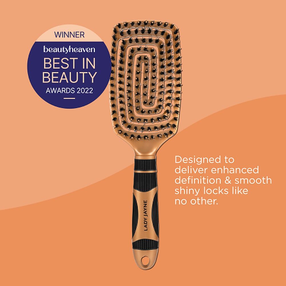 Lady Jayne Boar Bristle Detangling Paddle Brush x 3