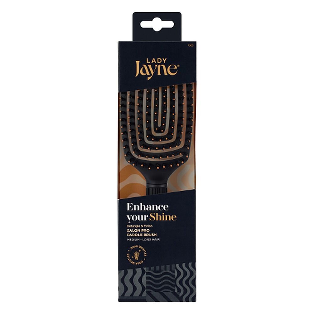 Lady Jayne Boar Bristle Detangling Paddle Brush x 3