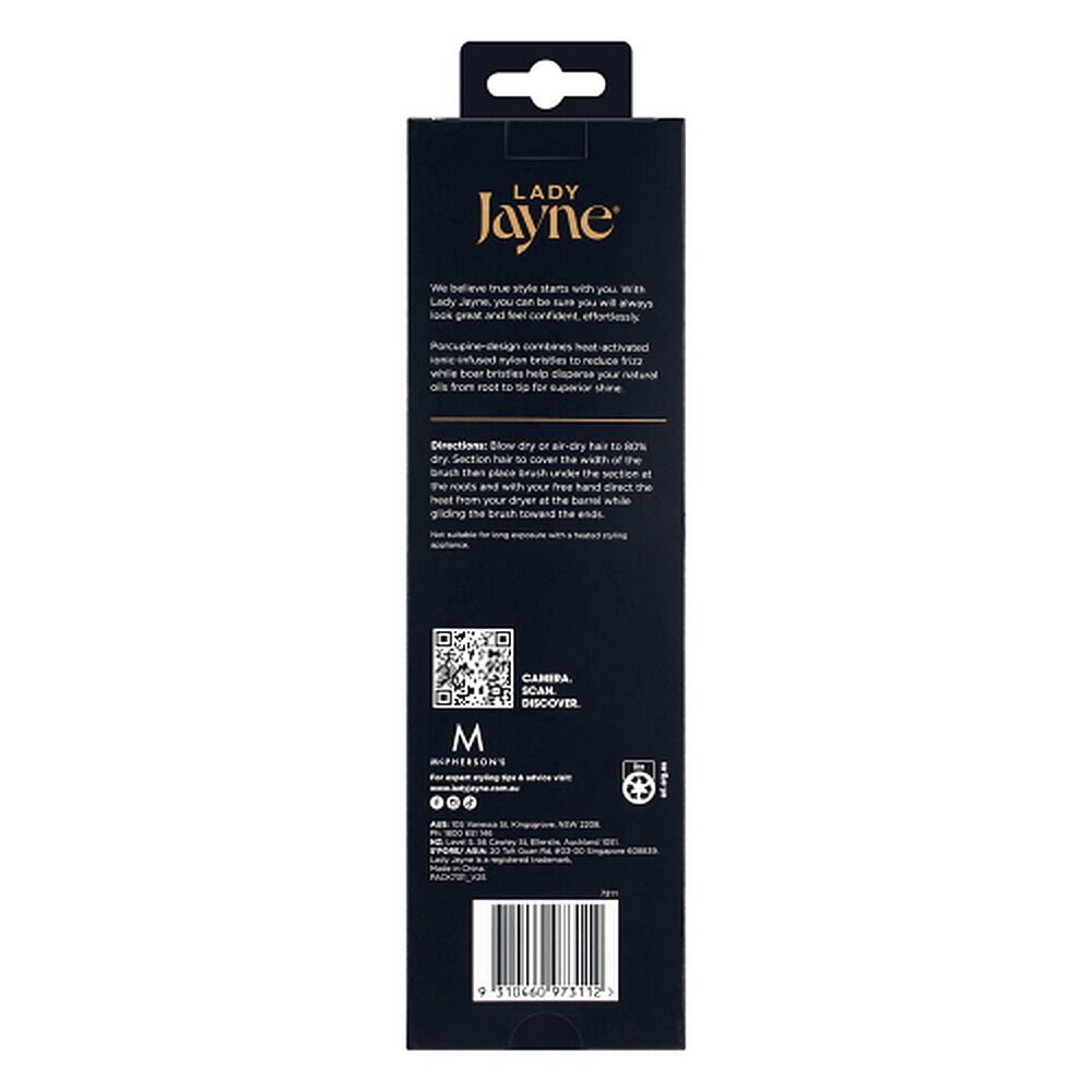 Lady Jayne Large Porcupine Radial Brush x 3