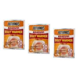 Hot Hands Adhesive Body Warmer Patch x 30 Bundle of 3