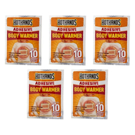 Hot Hands Adhesive Body Warmer Patch x 30 Bundle of 5
