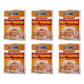 Hot Hands Adhesive Body Warmer Patch x 30 Bundle of 6