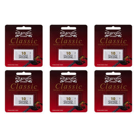 Wilkinson Sword Classic Double Edge Stainless Blades 10 Pack Bundle of 6