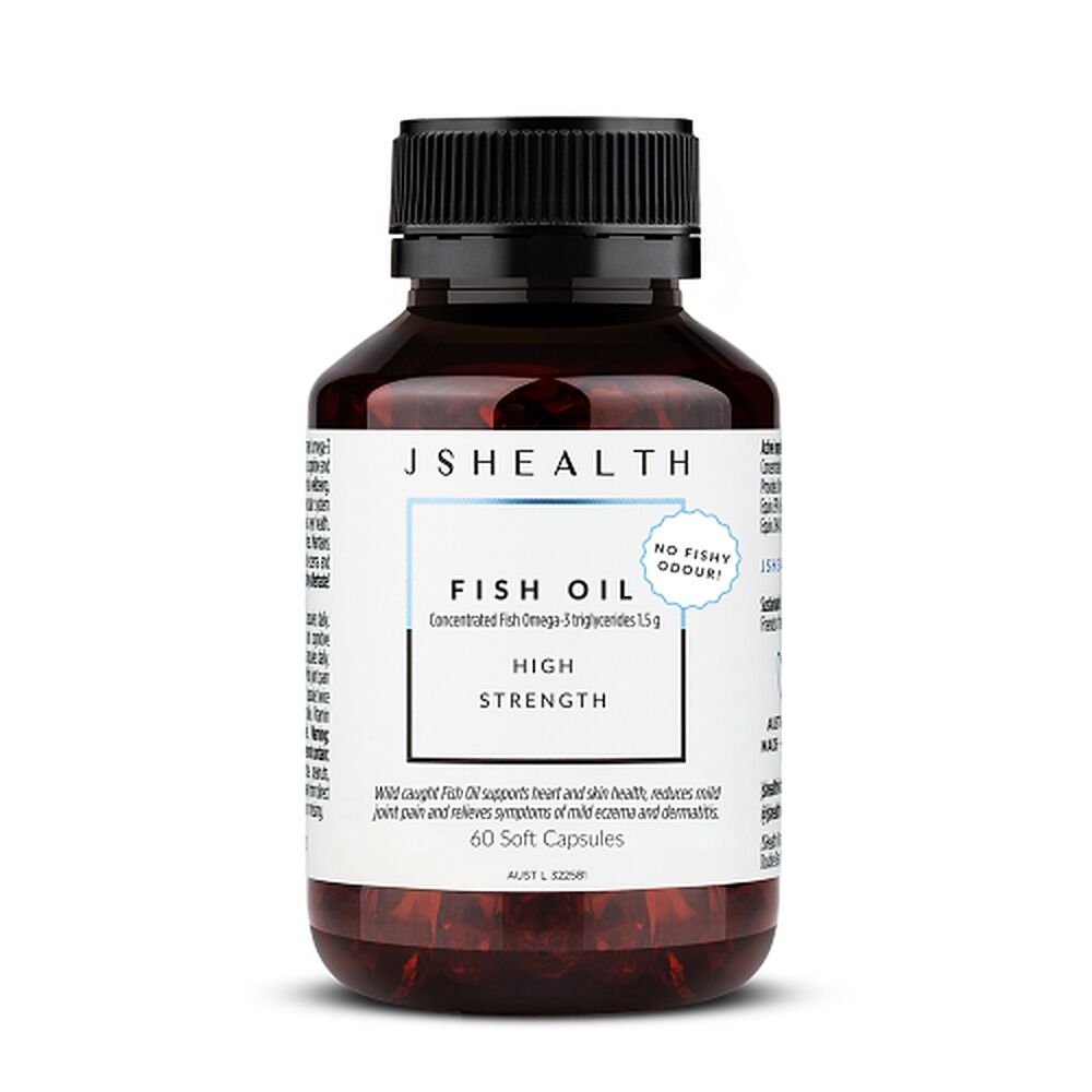 JSHealth Fish Oil+ Triple Strength 60 Capsules