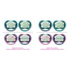 Philips Avent Ultra Air Soother Nighttime Glow 6-18 Months 2 Pack Bundle of 2