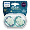 Philips Avent Ultra Air Soother Nighttime Glow 6-18 Months 2 Pack