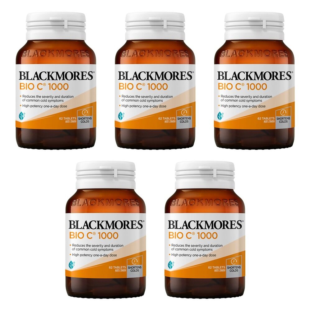 Blackmores Bio C 1000 62 Tablets Pack of 5