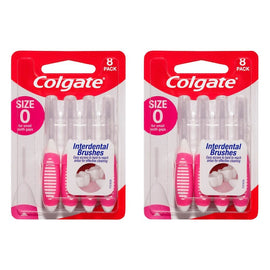 Colgate Interdental Brushes Size 0 8 Pack x 6 Bundle of 2
