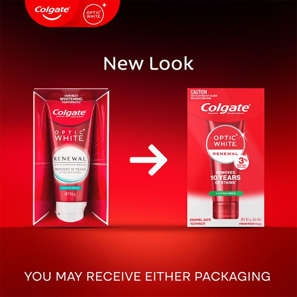 Colgate Optic White Renewal Lasting Fresh Toothpaste 85g