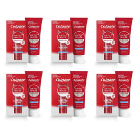 Colgate Optic White Renewal Vibrant Clean Toothpaste 85g Pack of 6
