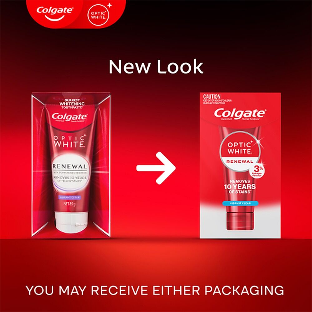 Colgate Optic White Renewal Vibrant Clean Toothpaste 85g