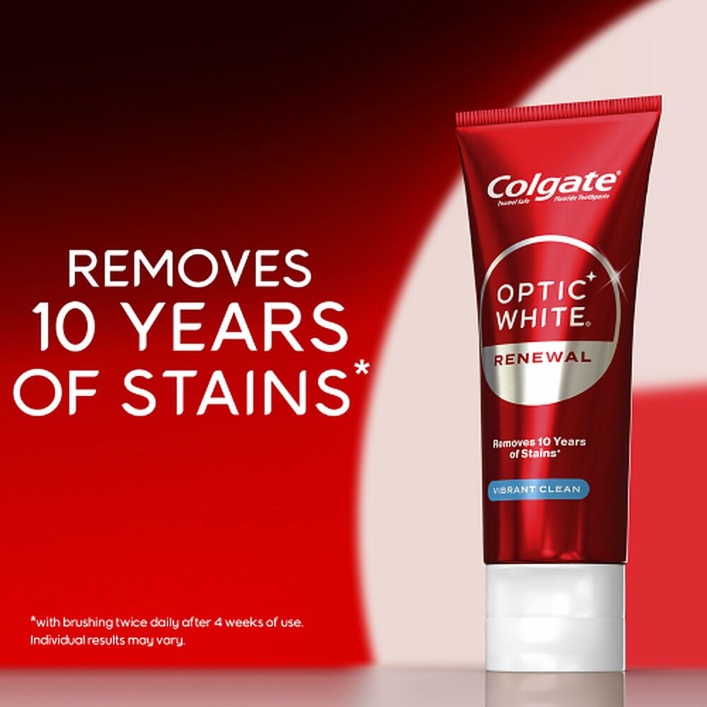 Colgate Optic White Renewal Vibrant Clean Toothpaste 85g