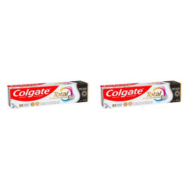 Colgate Total Active Prevention+ Deep Clean with Charcoal Toothpaste Pack of 2