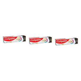 Colgate Total Active Prevention+ Deep Clean with Charcoal Toothpaste Pack of 3