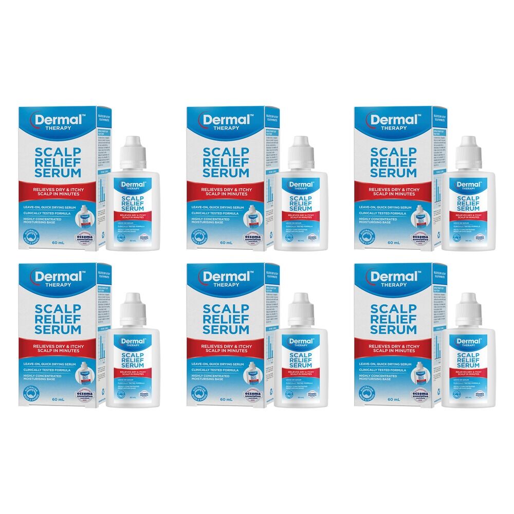 Dermal Therapy Scalp Relief Serum 60mL Pack of 6