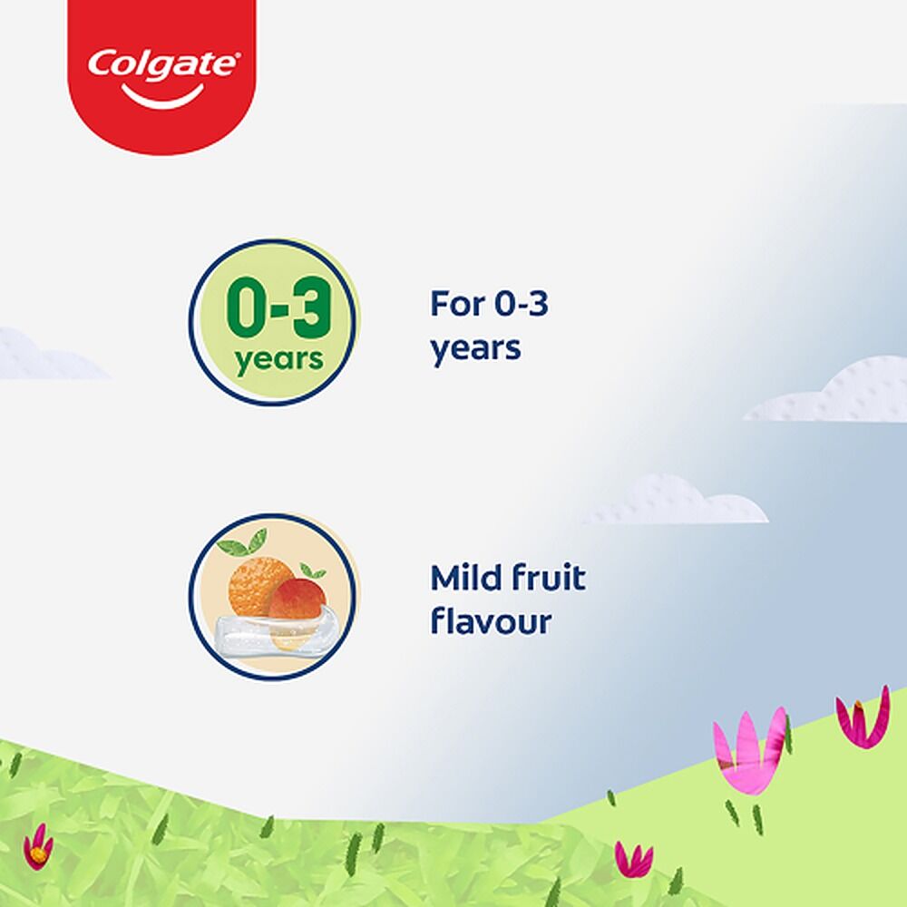 Colgate Anticavity Toothpaste 0-3 Years Strawberry Flavour 80g