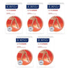 JOBST UltraSheer Thigh High Large Natural Pack of 5